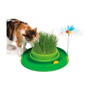 Cat Play Circuito 3 en 1 con pasto