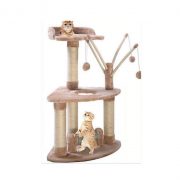 Rascador Torre con Juguetes 48x48x90 cm