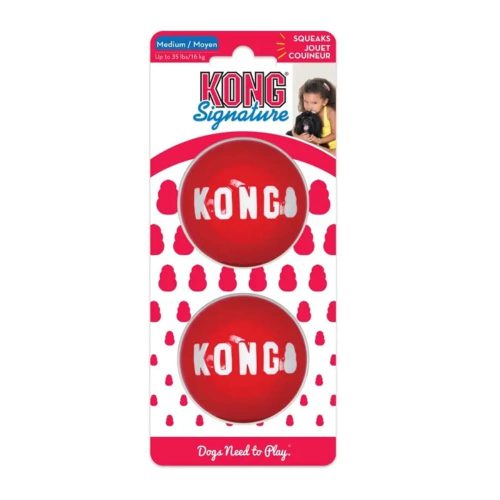 Kong Signature Pelota 2 Pack Talla M