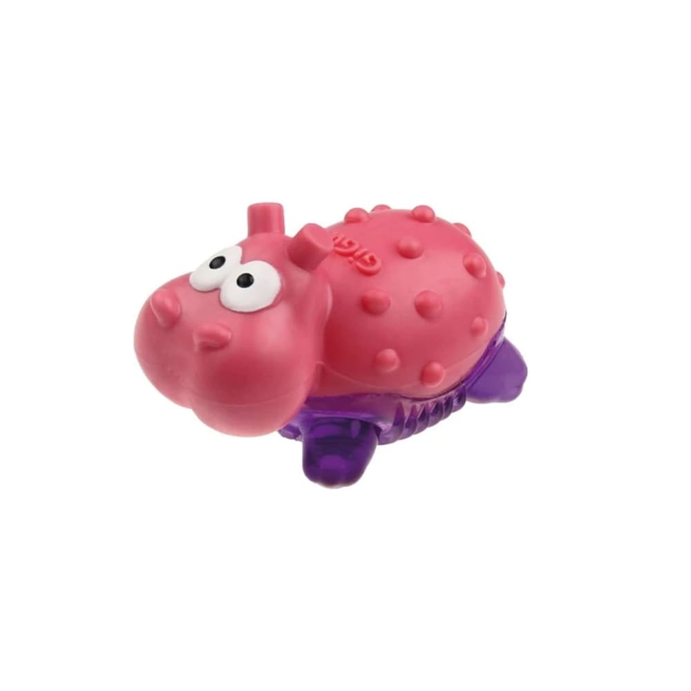 GiGwi Suppa Puppa Hipopotamo Rosa y Morado XS